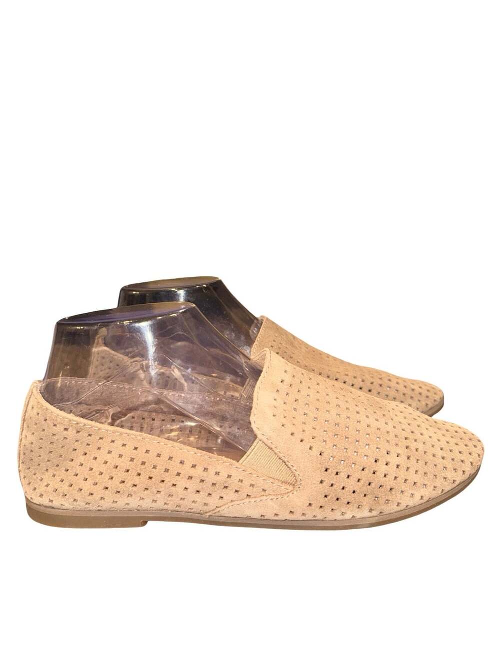 Lucky Brand Cadyn Loafers Size 9 Tan Suede Slip On Flats